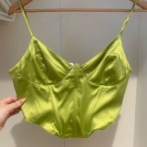 Large satin ribbed shirt